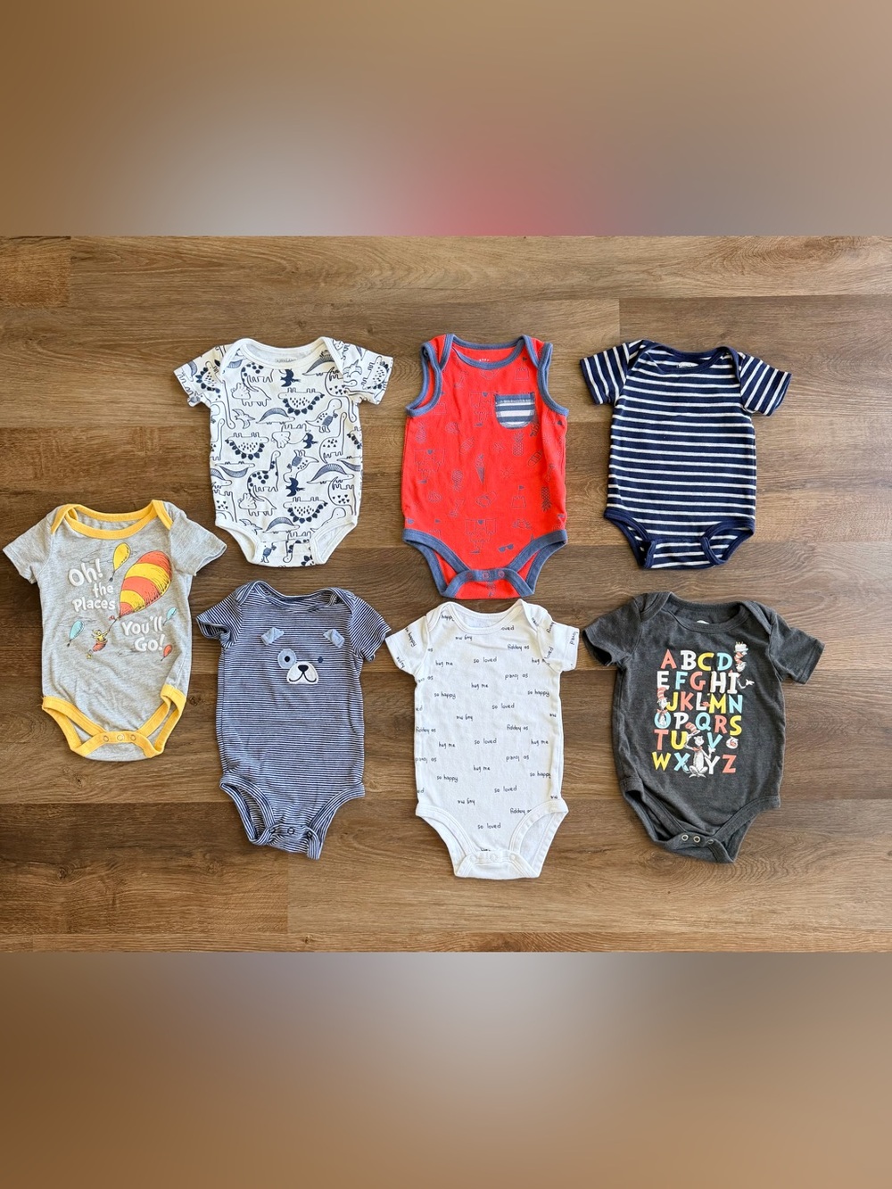 CARTER’S | Cat & Jack | Onesie Bundle | Baby Bodysuits | Short Sleeve Lot |